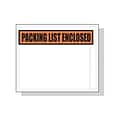 SI Products Packing List Envelopes, 4 1/2 x 5 1/2, Panel Face, Packing List Enclosed, 1000/Carton (3855)