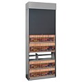 Medical Arts Press® 4-Post Tambour Door Cabinet; 7- Tier Single Add- On