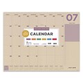 July 2019 - June 2020 TF Publishing 22 x 17 Large Desk Pad Monthly Calendar, Kraft Numeric (20-8215a)