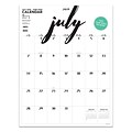 July 2019 - June 2020 TF Publishing 17 x 22 Large Art Poster Calendar, Handwritten (20-8216a)