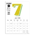 July 2019 - June 2020 TF Publishing 9 x 12 Mini Art Calendar, Numbers (20-8524a)
