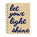 July 2019 - June 2020 TF Publishing 6.5 x 8 Medium Daily Weekly Monthly Planner, Light Shine (20-9083a)