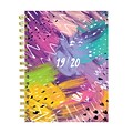 July 2019 - June 2020 TF Publishing 6.5 x 8 Medium Daily Weekly Monthly Planner, Brushstrokes (20-9231a)