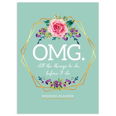 TF Publishing OMG 7.5 x 10.25 Open Dated Wedding Planner, Multicolor (99-4300)