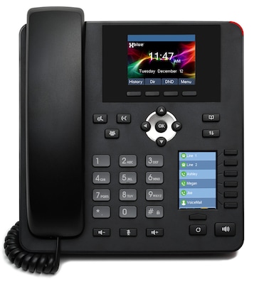 XBLUE QB Advanced QB1005 IP Phone System Bundle, Black, 5 Phone Bundle