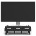 Mind Reader PC, Laptop, IMAC Monitor Stand and Desk Organizer, Black (MONSTA3D-BLK)