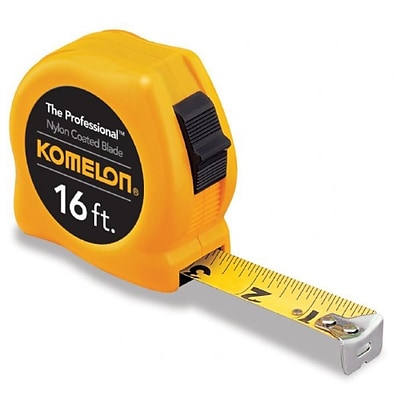 Komelon® Professional Series Power Tapes, 16 ft Blade (416-4016)