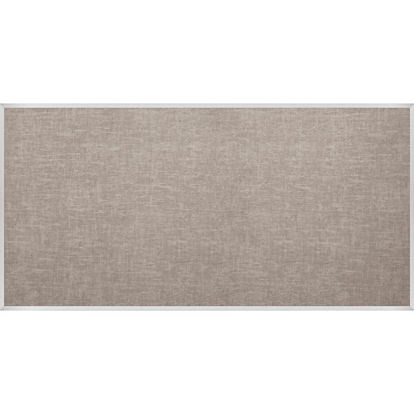 Best-Rite Vin-Tak Tackboard with Aluminum Trim Gray Vinyl 4 x 10 Feet (311AK-44)
