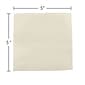 JAM Paper Beverage Napkin, 2-ply, Ivory, 50 Napkins/Pack (5255620721)