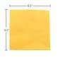 JAM Paper Lunch Napkin, 2-ply, Yellow, 50 Napkins/Pack (255621945)