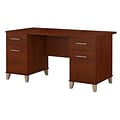 Bush Furniture Somerset 60W Desk, Hansen Cherry (WC81728)