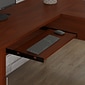 Bush Furniture Somerset 72"W L Shaped Desk with Storage, Hansen Cherry (WC81710K)