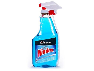 Windex Window & Glass Cleaners, No Scent, 32 Oz., 12/Carton (695237CT)