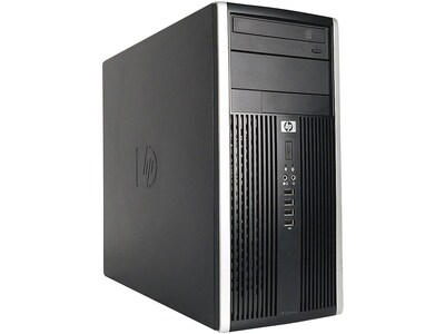 HP Compaq 6200 Pro Tower Refurbished Desktop Computer, Intel Core i3 2100 3.1GHZ, 8GB RAM, 2TB HDD