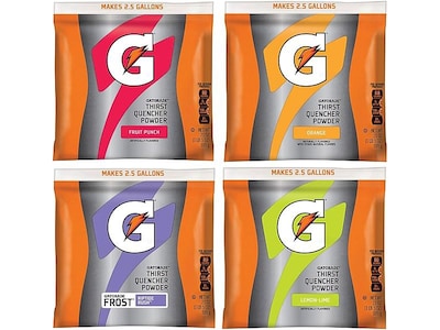 Gatorade Thirst Quencher Variety Pack Powdered Sports Drink Mix, 21 oz., 32/Carton (QUA03944)