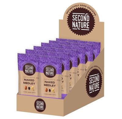 Second Nature Naked Medley Trail Mix, 2 Oz., 12/Ct