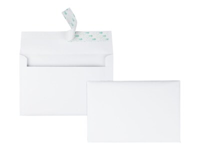 Quality Park 8.75"W x 5.75"H Blank Envelopes, White, 100/Box