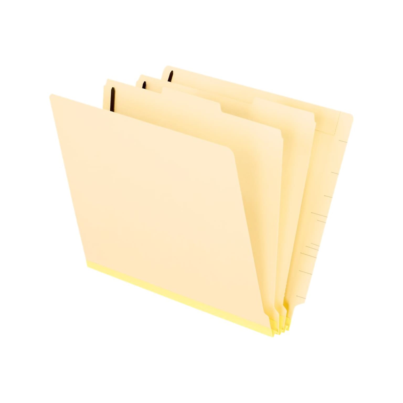 Pendaflex End Tab Classification Folder, 2-Dividers, 2 Expansion, Letter Size, Manila, 10/Box (PFX 13175)