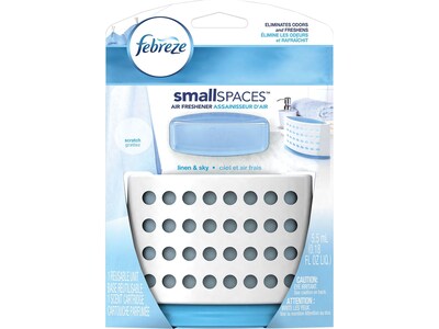 Febreze smallSPACES Air Freshener, Linen & Sky, 0.18 oz. (29215)