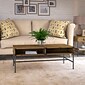 kathy ireland® Home by Bush Furniture Ironworks Coffee Table, Vintage Golden Pine (KI50111-03)