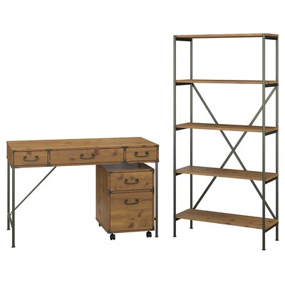 Shop Now For The Kathy Ireland Home By Bush Furniture Connecticut 60w L Shaped Desk And Lateral File Cabinet Black S Quill Accuweather Shop