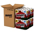 Brawny Pick-A-Size Kitchen Rolls Paper Towel, 2-Ply, White, 80 Sheets/Roll, 24 Rolls/Carton (44133)