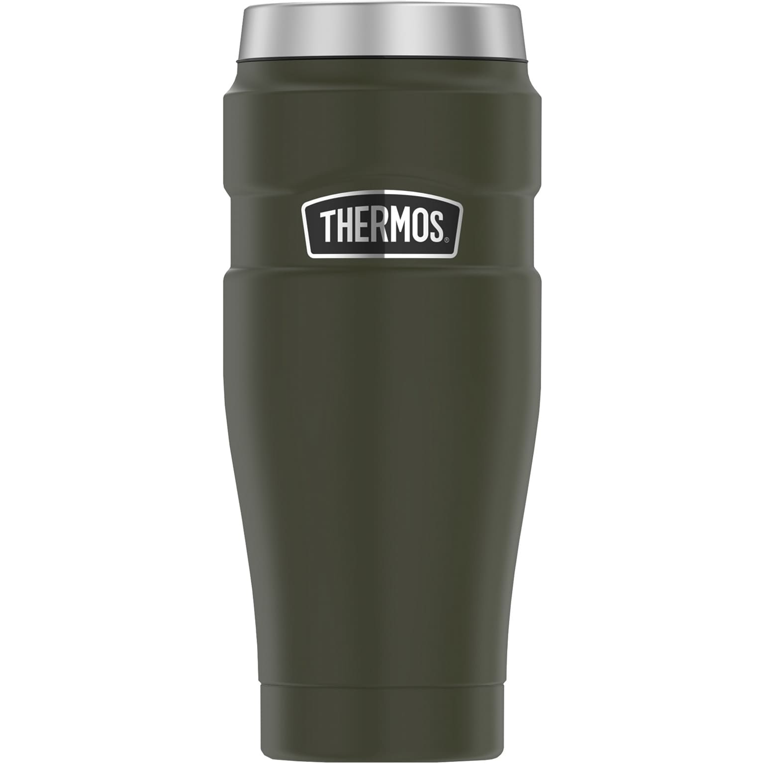 Thermos King Stainless Steel Travel Tumbler, 16 oz., Black (Sk1005ag4)