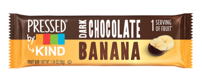 KIND Pressed Bar, Dark Chocolate Banana, 1.34 Oz., 12/Box (PHW25973)