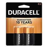 Duracell Coppertop C Alkaline Batteries, 2/Pack (MN1400B2Z)