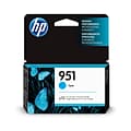 HP 951 Cyan Standard Yield Ink Cartridge   (CN050AN#140)