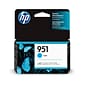 HP 951 Cyan Standard Yield Ink Cartridge   (CN050AN#140)