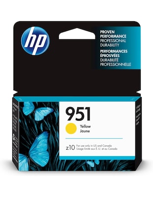 HP 951 Yellow Standard Yield Ink Cartridge   (CN052AN#140)