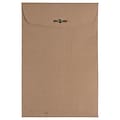 JAM Paper 6 x 9 Open End Catalog Envelopes with Clasp Closure, Brown Kraft Paper Bag, 10/Pack (563