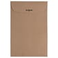 JAM Paper® 6 x 9 Open End Catalog Envelopes with Clasp Closure, Brown Kraft Paper Bag, 10/Pack (563120844D)