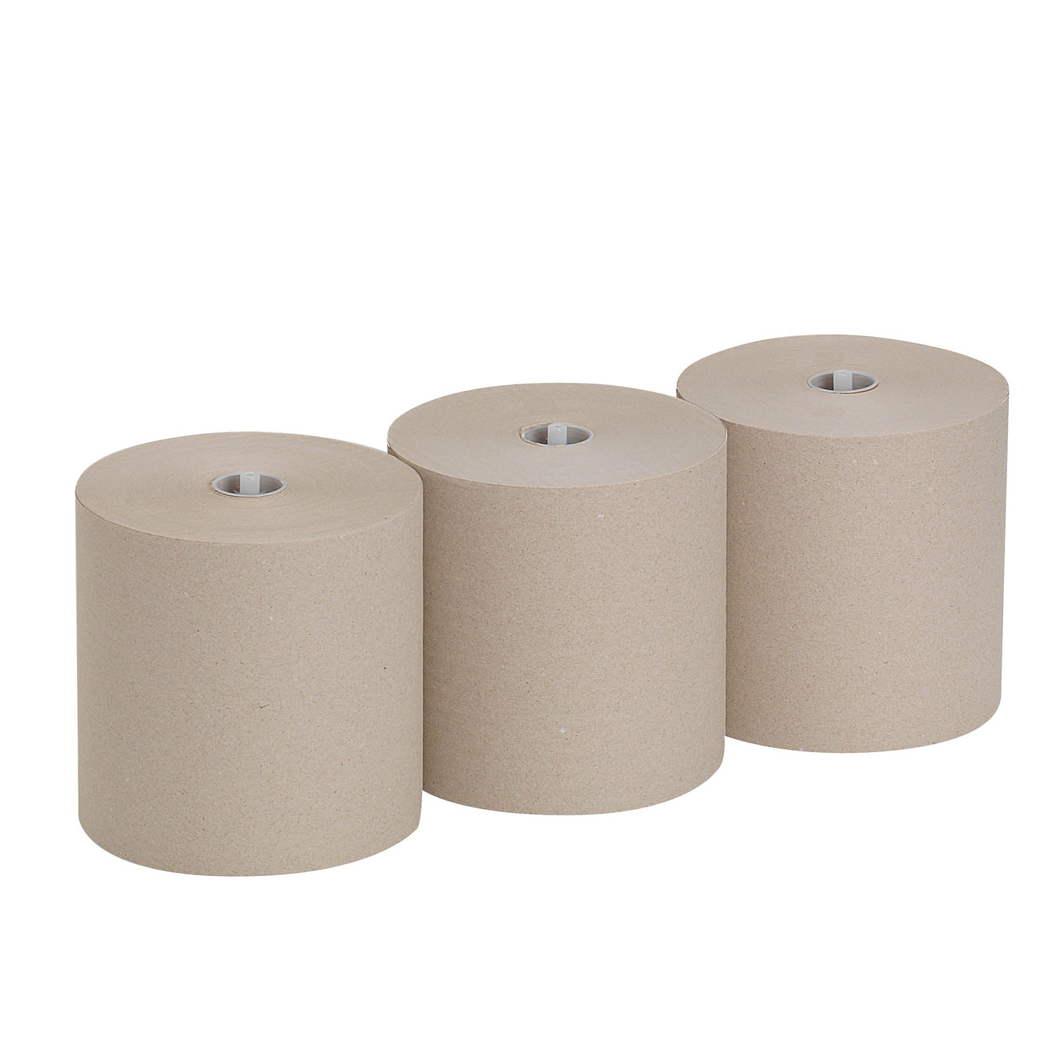 Pacific Blue Ultra 8” High-Capacity Recycled Paper Towel Roll by GP PRO, 1-Ply, Brown, 1150’/Roll, 3 Rolls/Carton (26496)