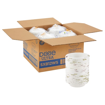 Dixie Ultra Pathways Heavy-Weight Paper Bowls, 12 oz., 500/Carton (SXB12WS)