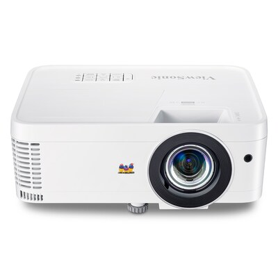 ViewSonic 1080p Short Throw Gaming Projector with 3000 Lumens, Low Input Lag and USB-C, White (PX706HD)