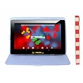 LINSAY F10 Series 10.1 Tablet, WiFi, 2 GB RAM, 32GB, Android 11, Black w/Red & White Case (F10XIPSCRWS)