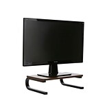 Mind Reader Wood Top Monitor Stand, Sturdy Laptop Riser, Desktop Stand, Desktop Monitor Stand Organi