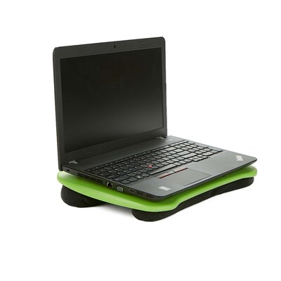 Mind Reader Portable Laptop Lap Desk with Handle, Monitor Holder, Laptop Holder, Green (LPTPDSK-GRN)