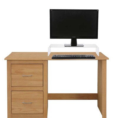 Mind Reader Acrylic Monitor Stand, Durable Monitor Riser for Computer, Laptop, iMac, Dell, Printer S