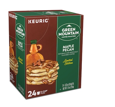 Green Mountain Maple Pecan Coffee, Keurig® K-Cup® Pods, 24/Pack (611247376744)