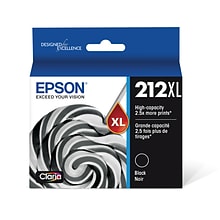 Epson T212XL Black/Cyan/Magenta/Yellow High Yield Ink Cartridges, 4/Pack