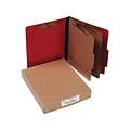 ACCO ColorLife Moisture Resistant Presstex Top Classification Folders, 2 Dividers, 3 Expansion, Let