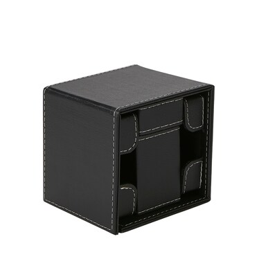 Mind Reader Folding Desk Organizer, Desk Accessories Organizer, Desktop Accessories, Black (FOLDESK-
