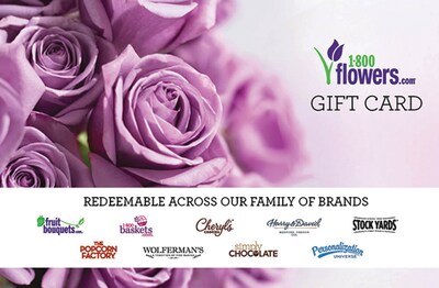 1800 Flowers Gift Card $100