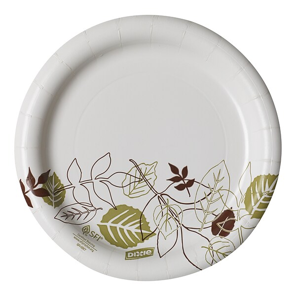 Dixie Ultra Pathways Heavy-Weight Paper Plates, 10”, 500/Carton