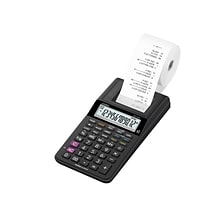 Casio HR-10RC 12-Digit Printing Calculator, Black