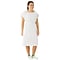 Medline Deluxe Patient Gowns, White, Regular/Large, 50/Pack