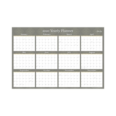 2020 Blue Sky 36 x 24 Laminated Calendar, Adriana, Multicolored (100032-20)